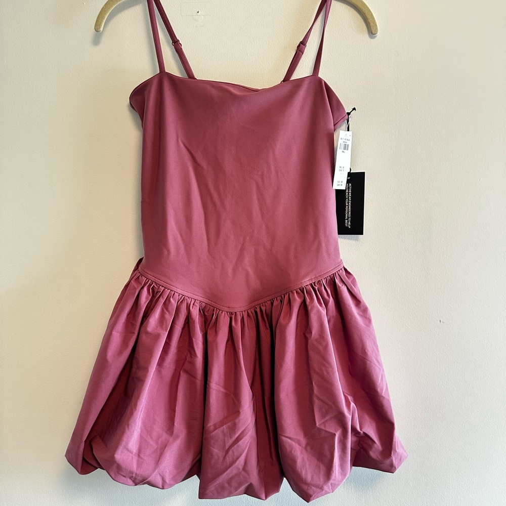 Women's Abercrombie & Fitch YPB sculptLUX Bubble Hem Mini Dress Size Small